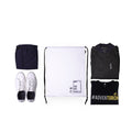 [Eksklusif] Minji Drawstring Bag A3 (Tas Serut) Boarding Pass - White